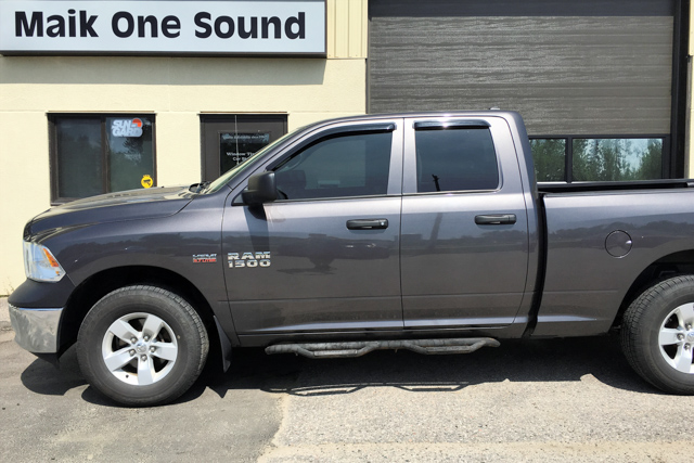 2015 RAM 1500 with professional window tint in North Bay